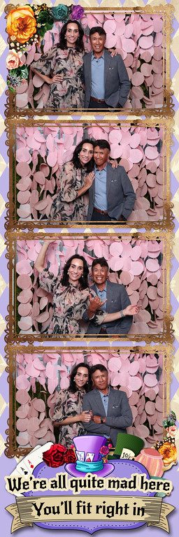 Photo booth template and print example