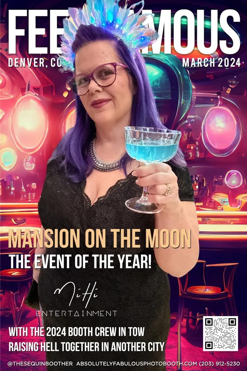 Custom Fabulous magazine cover photo booth print