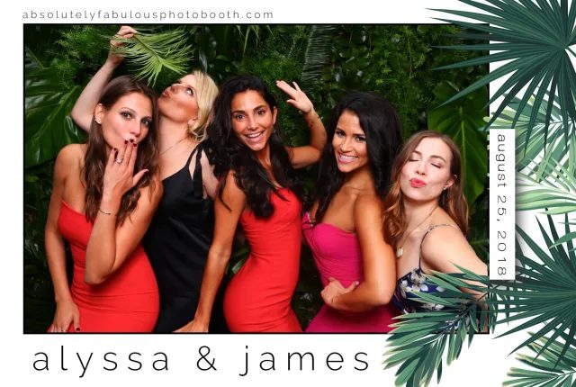 Traditional photo booth event photos